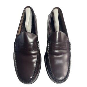 Sebago Men’s Penny Loafers 76690 Handsewn   Brown Leather Size 13 EU 48